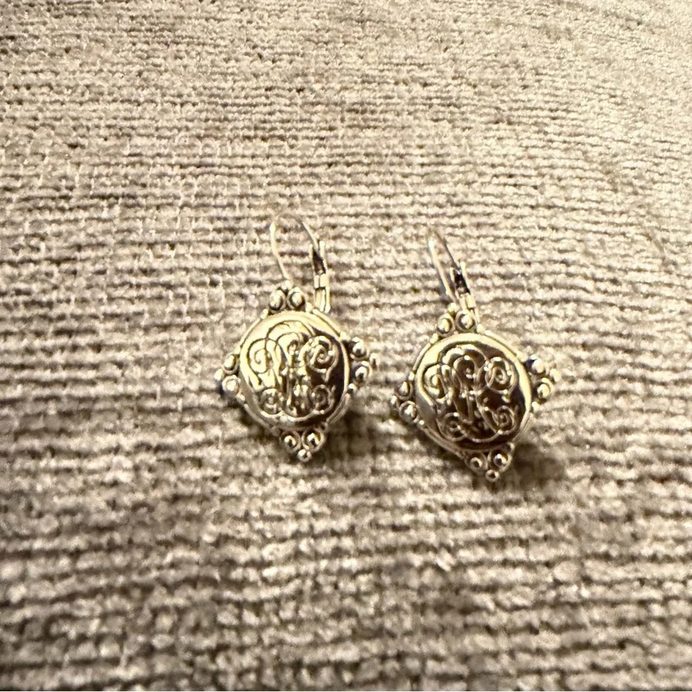 Premier Designs Silver Tone Dangle Earrings